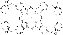 Alcian Blue pyridine variant molecular structure (CAS 123439-83-8)