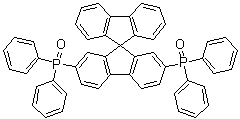 2,7-Bis(diphenylphosphoryl)-9,9'-spirobi[fluorene] molecular structure (CAS 1234510-13-4)