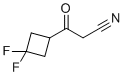 3-(3,3-Difluorocyclobutyl)-3-oxopropanenitrile molecular structure (CAS 1234616-26-2)