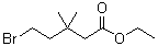 5-Bromo-3,3-dimethylpentanoic acid ethyl ester molecular structure (CAS 123469-83-0)