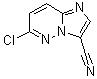 结构式 CAS# 123531-54-4, 6-氯咪唑并[1,2-b]哒嗪-3-甲腈