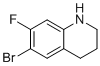 structure of CAS# 1235440-09-1, 6-Bromo-7-fluoro-1,2,3,4-tetrahydroquinoline