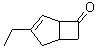 3-Ethylbicyclo[3.2.0]hept-3-en-6-one molecular structure (CAS 1235479-59-0)