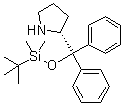 (2R)-2-[[[(1,1-Dimethylethyl)dimethylsilyl]oxy]diphenylmethyl]pyrrolidine molecular structure (CAS 1236033-34-3)