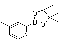 结构式 CAS# 1236119-88-2, 4-甲基-2-吡啶硼酸频哪醇酯