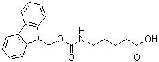 5-[[(9H-Fluoren-9-ylmethoxy)carbonyl]amino]pentanoic acid molecular structure (CAS 123622-48-0)