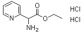 alpha-Amino-2-pyridineacetic acid ethyl ester hydrochloride (1:2) molecular structure (CAS 1236254-79-7)