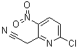 结构式 CAS# 123846-69-5, 6-氯-3-硝基-2-吡啶乙腈