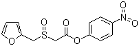 4-Nitrophenyl 2-(furfurylsulfinyl)acetic acid  molecular structure (CAS 123855-55-0)