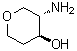 (3S,4S)-3-Aminotetrahydro-2H-pyran-4-ol molecular structure (CAS 1240390-32-2)