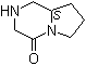 (8aS)-Hexahydro-pyrrolo[1,2-a]pyrazin-4(1H)-one molecular structure (CAS 124072-84-0)