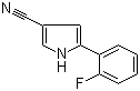 5-(2-氟苯基)-1H-吡咯-3-甲腈分子结构 (CAS 1240948-77-9)