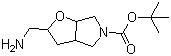 (3aR,6aR)-rel-2-(Aminomethyl)hexahydro-5H-furo[2,3-c]pyrrole-5-carboxylic acid tert-butyl ester molecular structure (CAS 1241675-74-0)