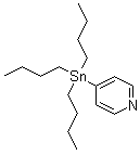 structure of CAS# 124252-41-1, 4-(Tri-n-butylstannyl)pyridine;4-(Tributylstannanyl)pyridine; 4-(Tributylstannyl)pyridine; 4-Pyridyltributyltin; 4-Tributyltinpyridine