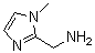 1-Methyl-2-imidazolemethanamine molecular structure (CAS 124312-73-8)