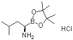 (R)-1-Amino-3-methylbutan-1-boronic acid pinacol ester hydrochloride molecular structure (CAS 1243174-57-3)