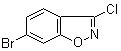 structure of CAS# 1243389-57-2, 6-Bromo-3-chloro-1,2-benzisoxazole