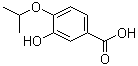 3-羟基-4-(异丙氧基)苯甲酸分子结构 (CAS 1243404-33-2)