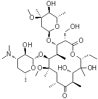 Clarithromycin F molecular structure (CAS 124412-58-4)