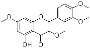 5-Hydroxy-3,7,3',4'-tetramethoxyflavone molecular structure (CAS 1245-15-4)
