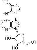N-[(1S,2S)-2-Hydroxycyclopentyl]adenosine molecular structure (CAS 124555-18-6)