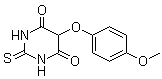 Dihydro-5-(4-methoxyphenoxy)-2-thioxo-4,6(1H,5H)-pyrimidinedione molecular structure (CAS 1245644-64-7)