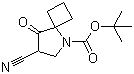 tert-Butyl 7-cyano-8-oxo-5-azaspiro[3.4]octane-5-carboxylate molecular structure (CAS 1245645-96-8)