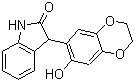 3-(2,3-Dihydro-7-hydroxy-1,4-benzodioxin-6-yl)-1,3-dihydro-2H-indol-2-one molecular structure (CAS 1245647-80-6)