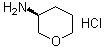 (3S)-Tetrahydro-2H-pyran-3-amine hydrochloride molecular structure (CAS 1245724-46-2)
