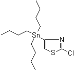 结构式 CAS# 1245816-11-8, 2-氯-4-(三丁基锡烷基)噻唑