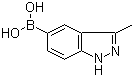 B-(3-Methyl-1H-indazol-5-yl)boronic acid molecular structure (CAS 1245816-25-4)