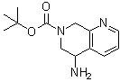 5-Amino-5,8-dihydro-1,7-naphthyridine-7(6H)-carboxylic acid 1,1-dimethylethyl ester molecular structure (CAS 1245915-28-9)