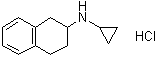 N-Cyclopropyl-1,2,3,4-tetrahydro-2-naphthalenamine hydrochloride (1:1) molecular structure (CAS 1246094-94-9)