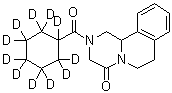 Praziquantel-d<sub>11</sub> molecular structure (CAS 1246343-36-1)