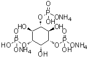 myo-肌醇 1,3,5-三(磷酸二氢酯)三铵盐分子结构 (CAS 1246355-67-8)