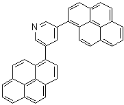 structure of CAS# 1246467-58-2, 3,5-Di-1-pyrenylpyridine