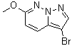 3-Bromo-6-methoxypyrazolo[1,5-b]pyridazine molecular structure (CAS 1246552-73-7)