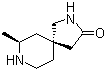 (5R,7S)-rel-7-Methyl-2,8-diazaspiro[4.5]decan-3-one molecular structure (CAS 1246650-85-0)