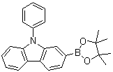 9-Phenyl-2-(4,4,5,5-tetramethyl-1,3,2-dioxaborolan-2-yl)-9H-carbazole molecular structure (CAS 1246669-45-3)
