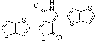2,5-Dihydro-3,6-dithieno[3,2-b]thien-2-ylpyrrolo[3,4-c]pyrrole-1,4-dione molecular structure (CAS 1246679-11-7)