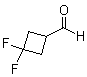 3,3-Difluorocyclobutanecarboxaldehyde molecular structure (CAS 1246765-49-0)