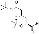 (4R-cis)-6-醛基-2,2-二甲基-1,3-二氧己环-4-乙酸叔丁酯分子结构 (CAS 124752-23-4)