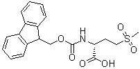 (2R)-2-[[(9H-Fluoren-9-ylmethoxy)carbonyl]amino]-4-(methylsulfonyl)butanoic acid molecular structure (CAS 1247791-23-6)