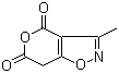 3-Methyl-4H-pyrano[3,4-d]-isoxazole-4,6(7H)-dione molecular structure (CAS 124815-04-9)