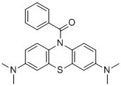 苯甲酰基隐色亚甲基蓝分子结构 (CAS 1249-97-4)