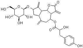 Tectoroside molecular structure (CAS 124960-89-0)