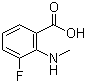 3-Fluoro-2-(methylamino)benzoic acid molecular structure (CAS 1250921-20-0)