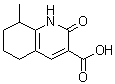 1,2,5,6,7,8-六氢-8-甲基-2-氧代-3-喹啉羧酸分子结构 (CAS 1250974-79-8)