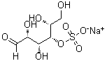 D-Galactose 4-(hydrogen sulfate) monosodium salt molecular structure (CAS 125113-68-0)