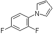 结构式 CAS# 125126-63-8, 1-(2,4-二氟苯基)-1H-吡咯